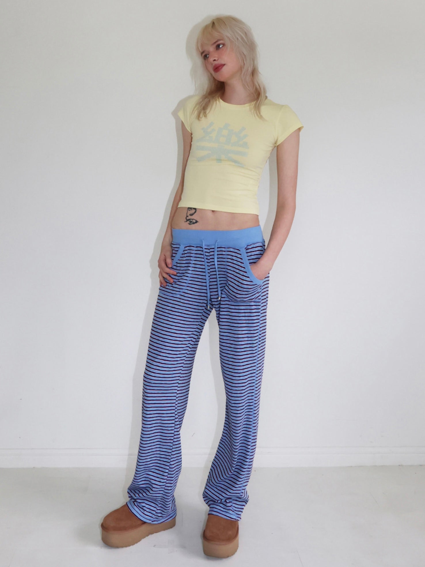 【CRANK】ROCK PIXEL SLIM TOP