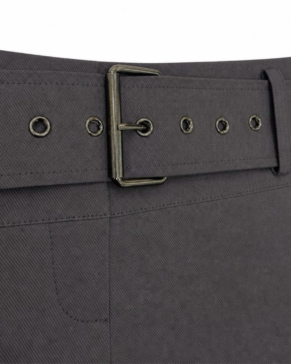 受注制【nmtc+】Belted Low-Rise Shorts (2color)