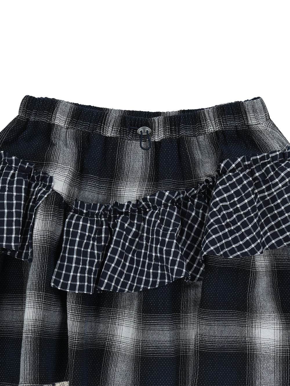 6/8 21:00発売【TUOMIO】MIXED TIERED SKIRT