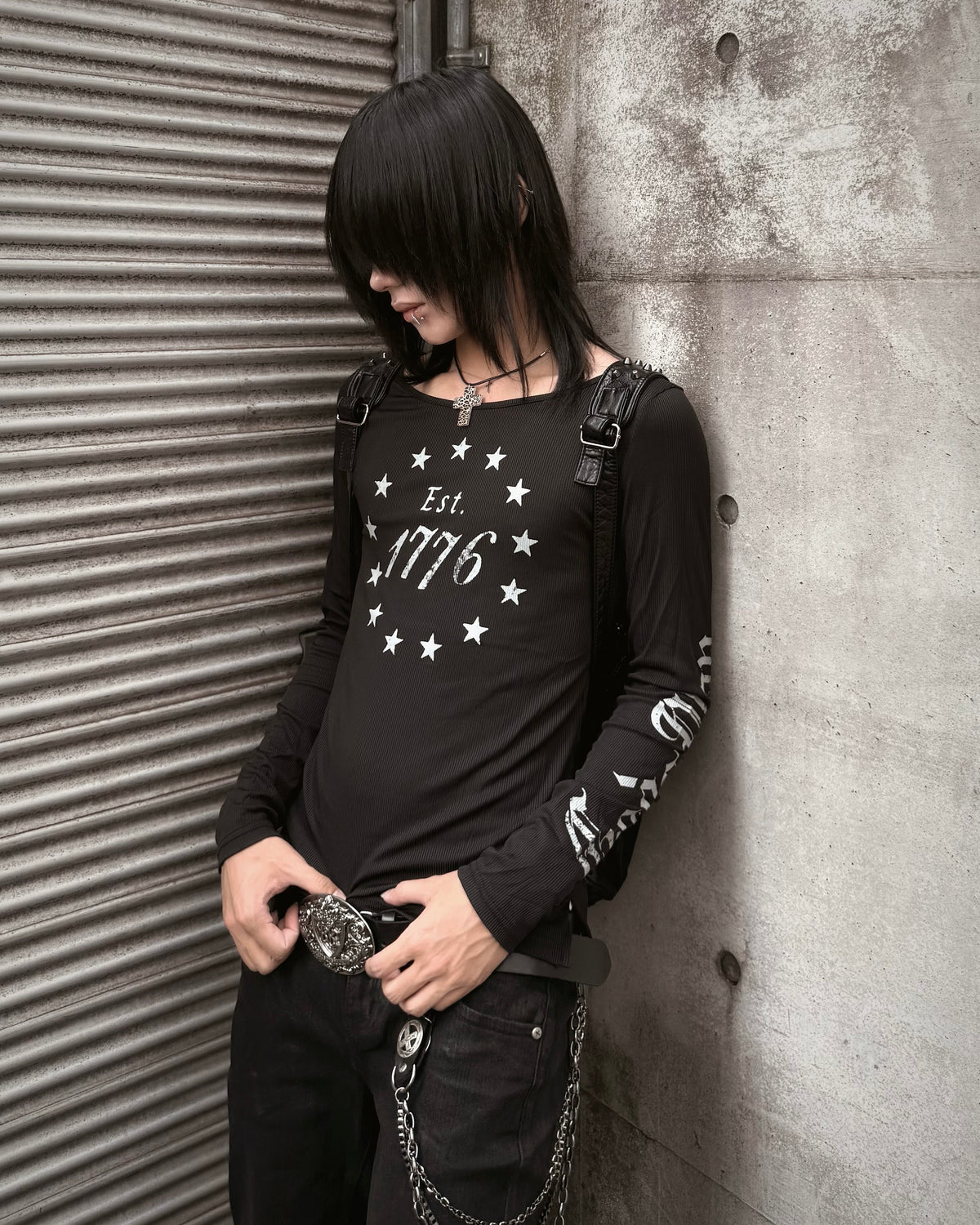 国際配送【Never mind the XU】Est. 1776 Cross Long Sleeve
