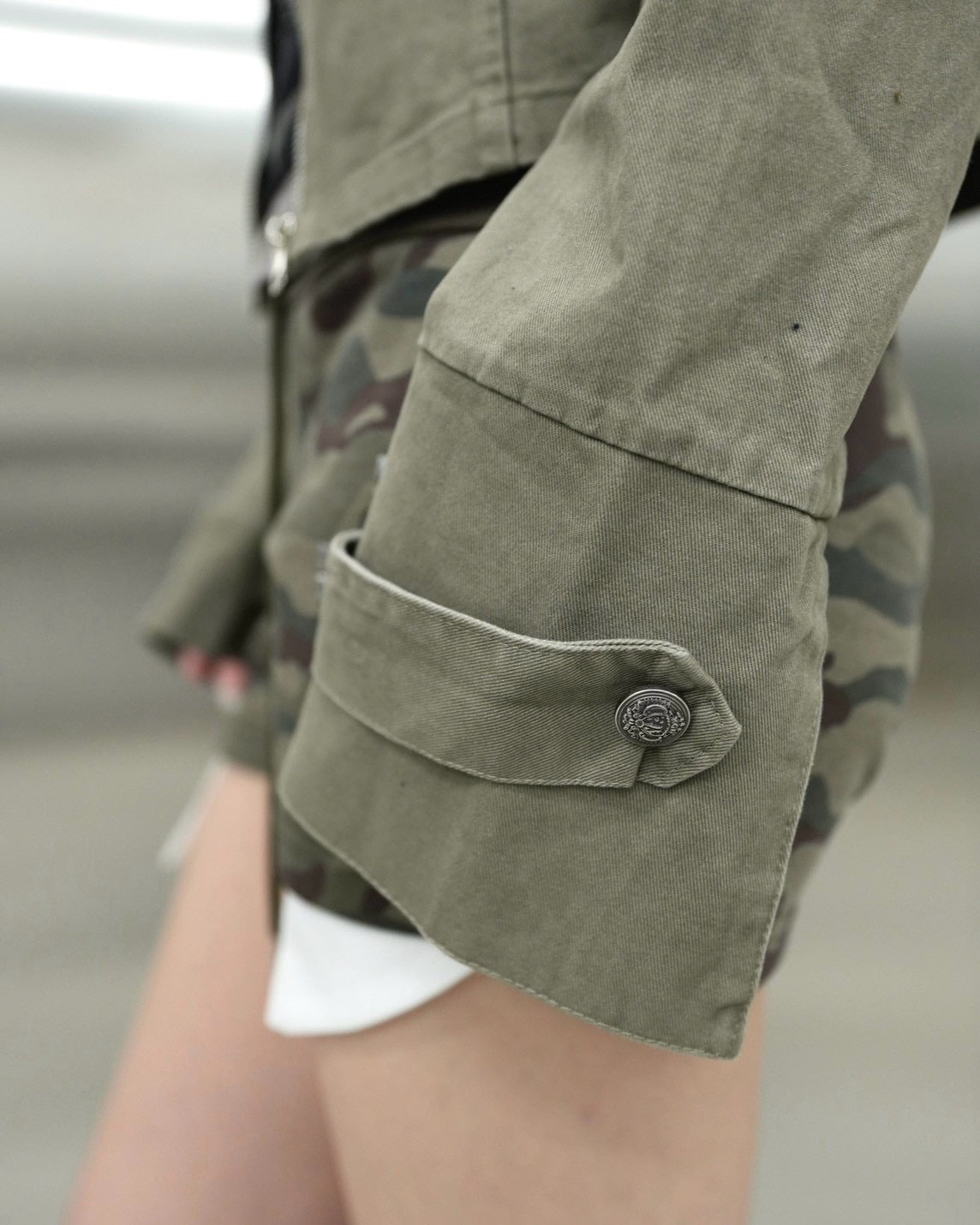 受注制【Never mind the XU】Napoleon grunge denim jacket (2color)