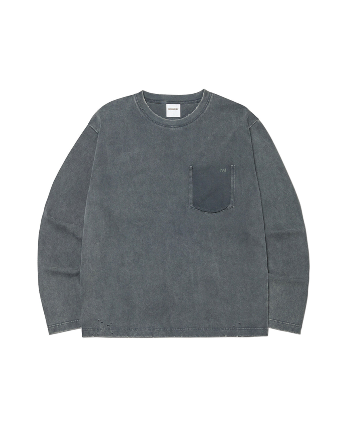 【NOMANUAL】DETACHED POCKET LONG SLEEVE TEE