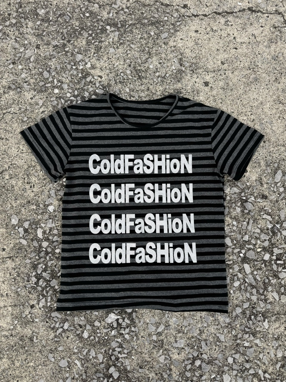 国際配送【RENOL】stripe logo tee