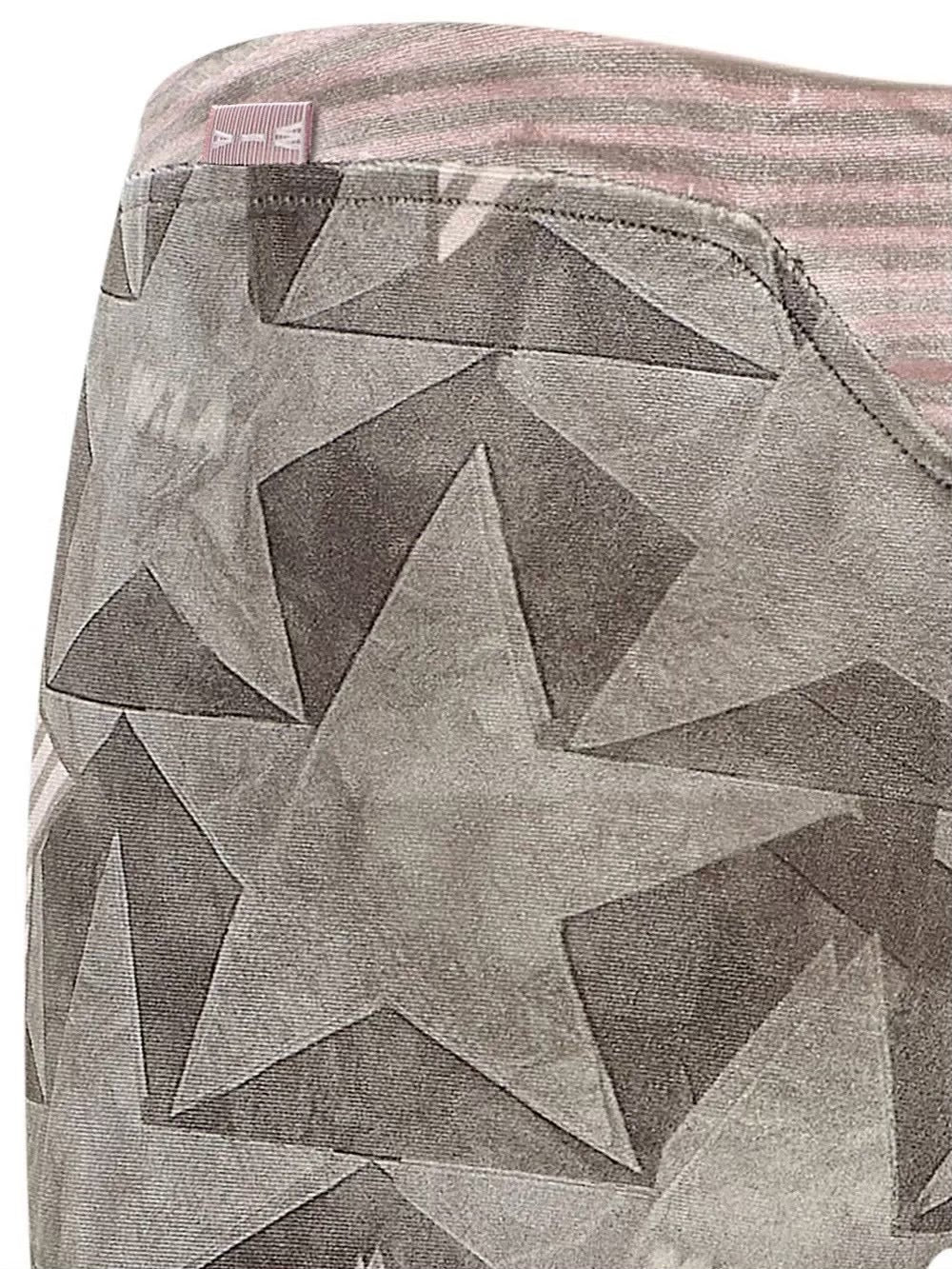 【W.I.A】SMASHED VELOUR LOW RISE TRACKPANTS