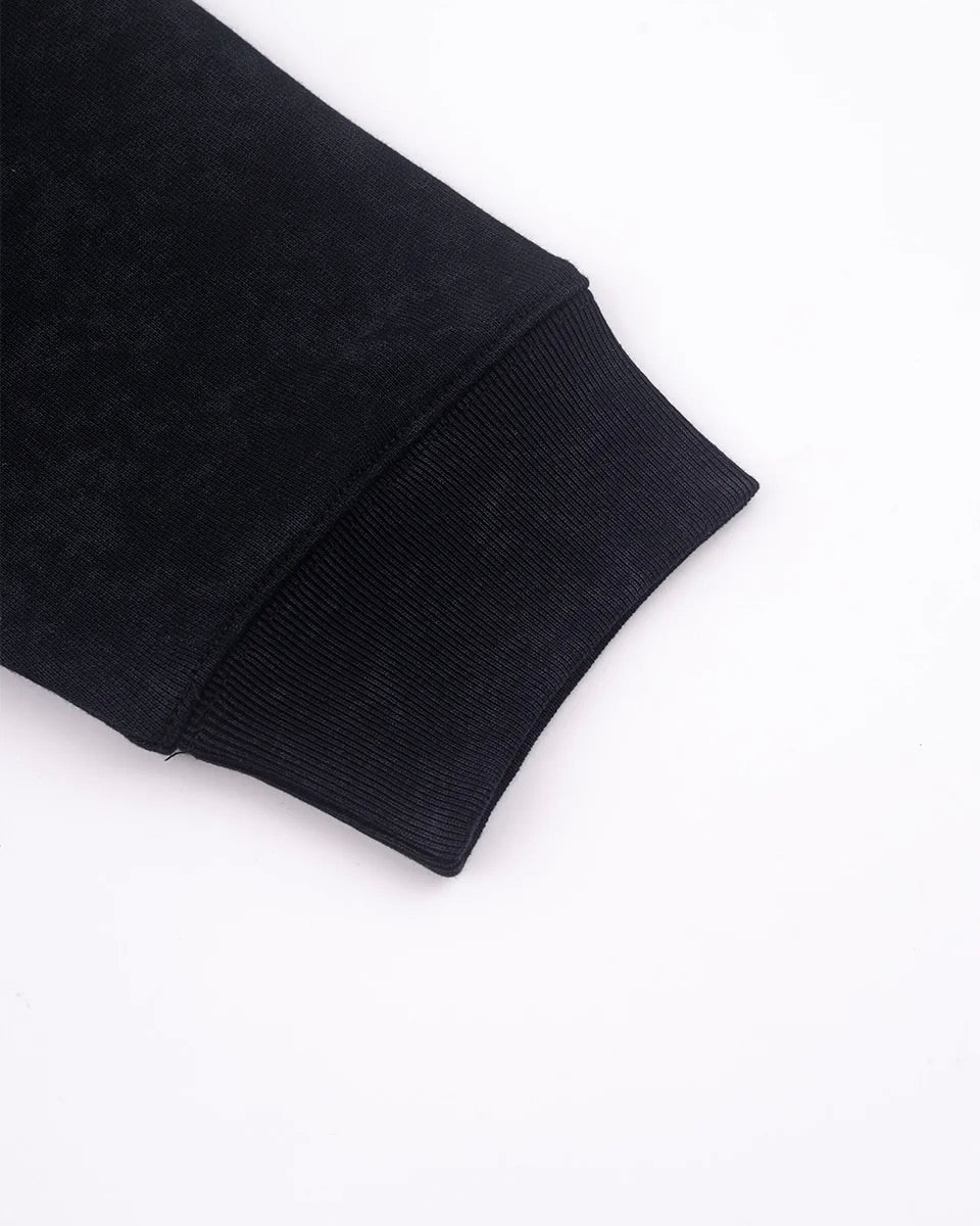 【SUPPLIER】Spray Cross Rhinestone Zip Hoodie