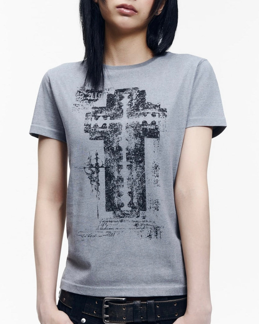 【AAKAM】Razor Cross Half Top