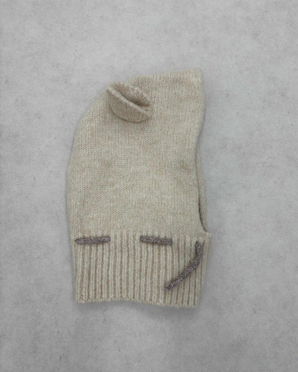 9/18 20:00 発売
国際配送【Nerd out XU】Kumasan Knit Balaclava