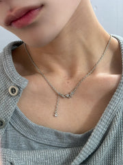 国際配送【LUV CODE】star drop necklace