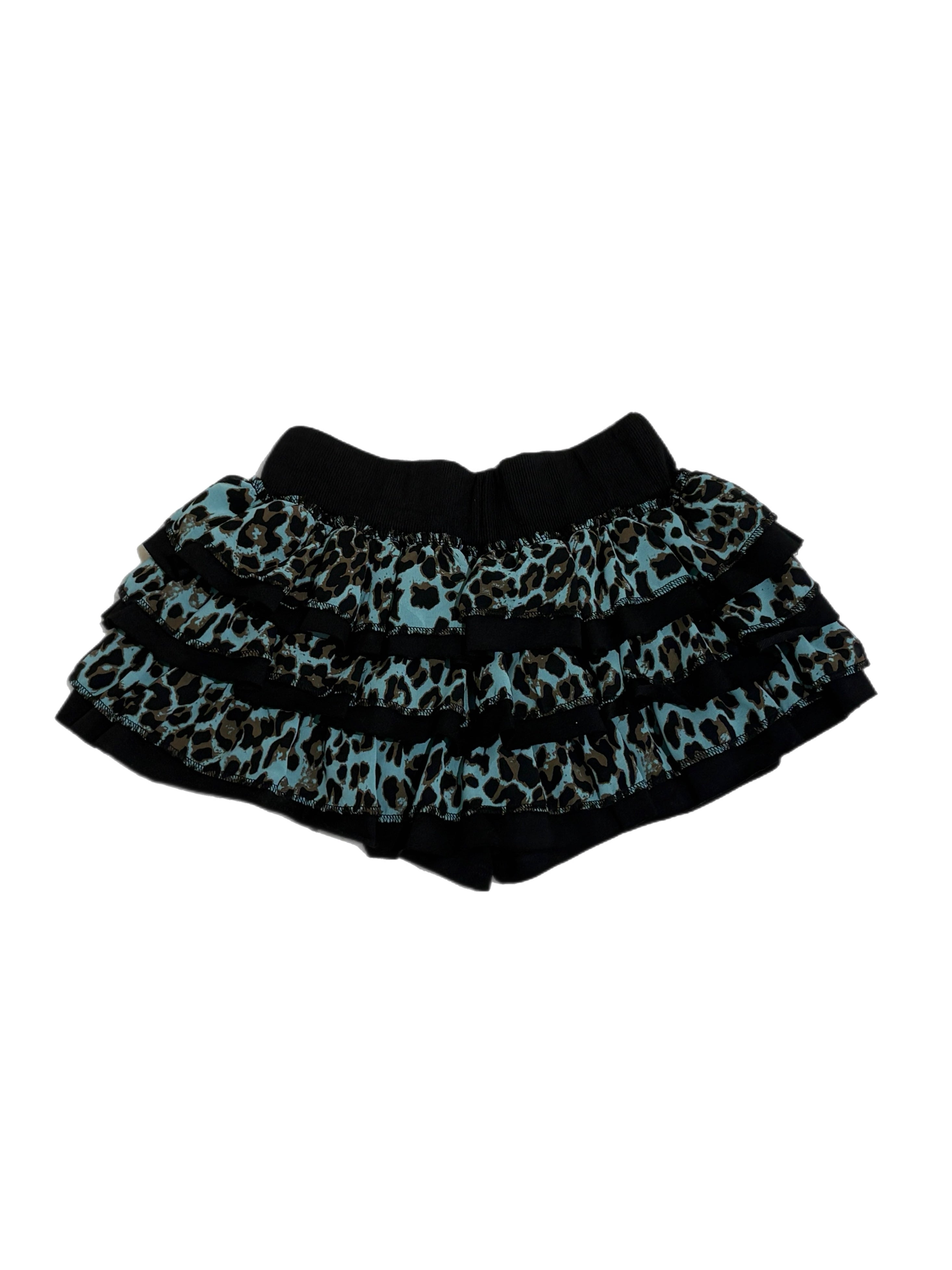 【BABY09】 baby leopard frill skirt (2color)
