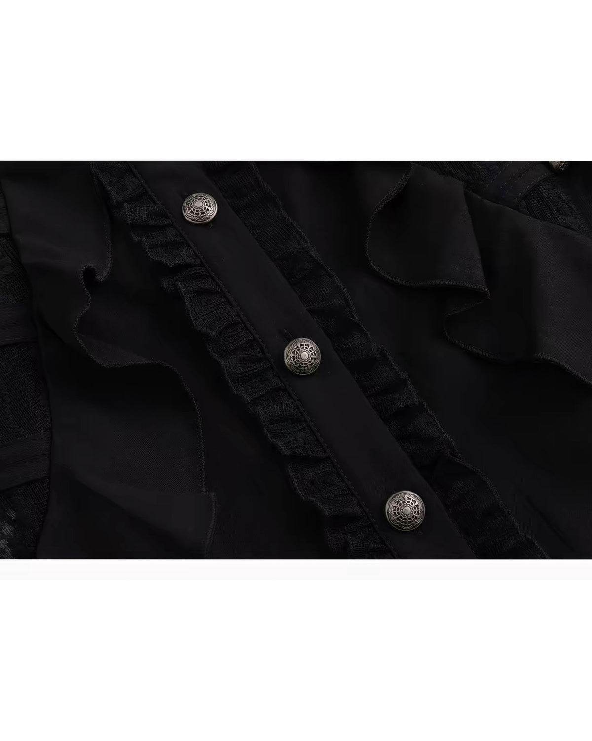 【Cest Nous】Napoleon Ruffled Blouse