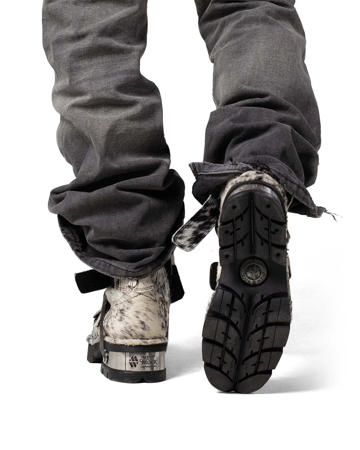 【RACER WORLDWIDE】Racer x New Rock Boot (GRAY)