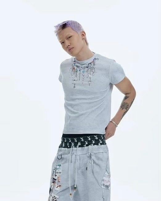 【DND4DES】CARTOON CHAIN T-SHIRT
