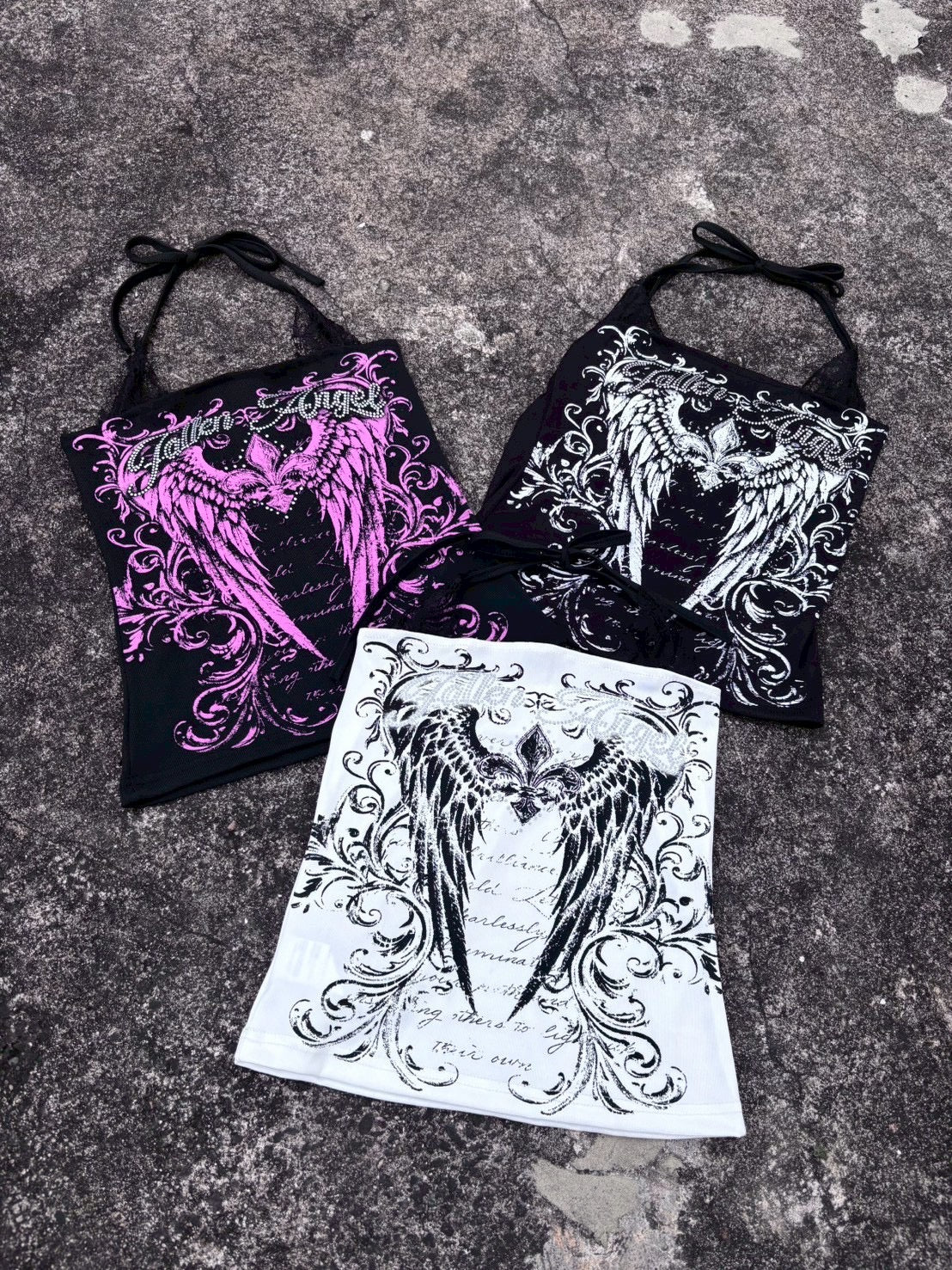 7/11 20:00発売 国際配送【BABY09】Gothic layered camisole (3color)