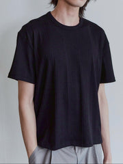 【Waviness】Rib Textured T-shirts
