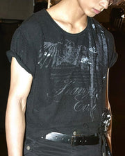 【LECYTO】Veil Mesh Layered T-Shirt