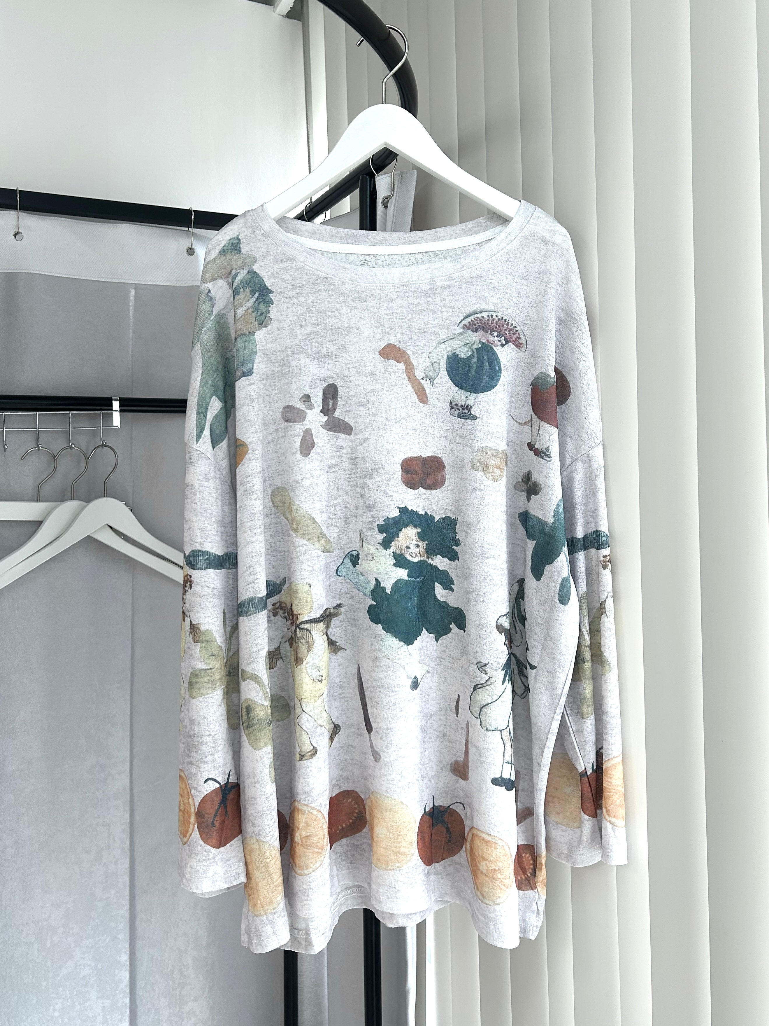 5/29 20:00発売 国際配送【Nerd out XU】fey see-through long sleeve