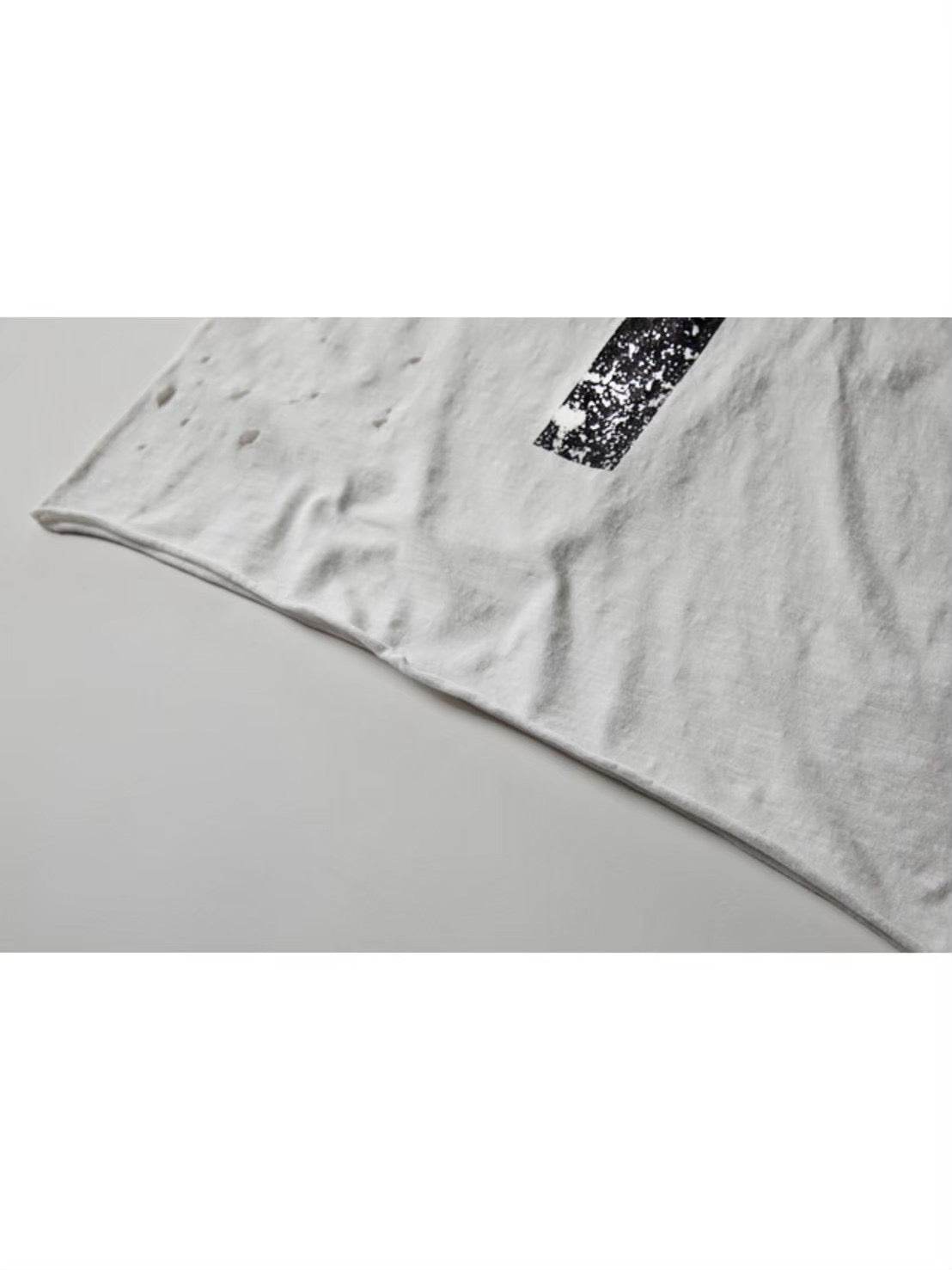 【roaringrad】Cross Damage Slub T-Shirt