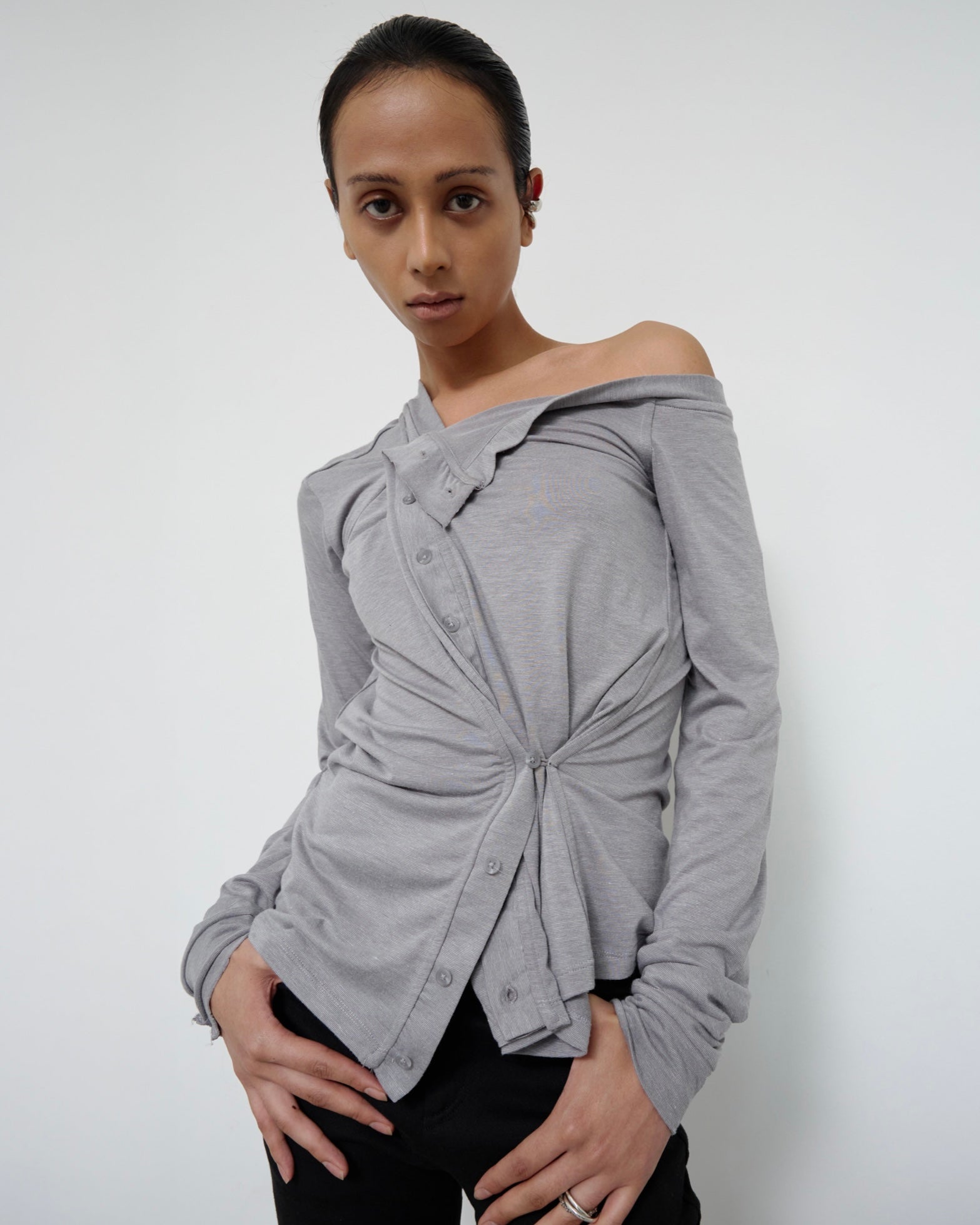 【NACHE】One-Shoulder Multiway Cardigan[CD-01]