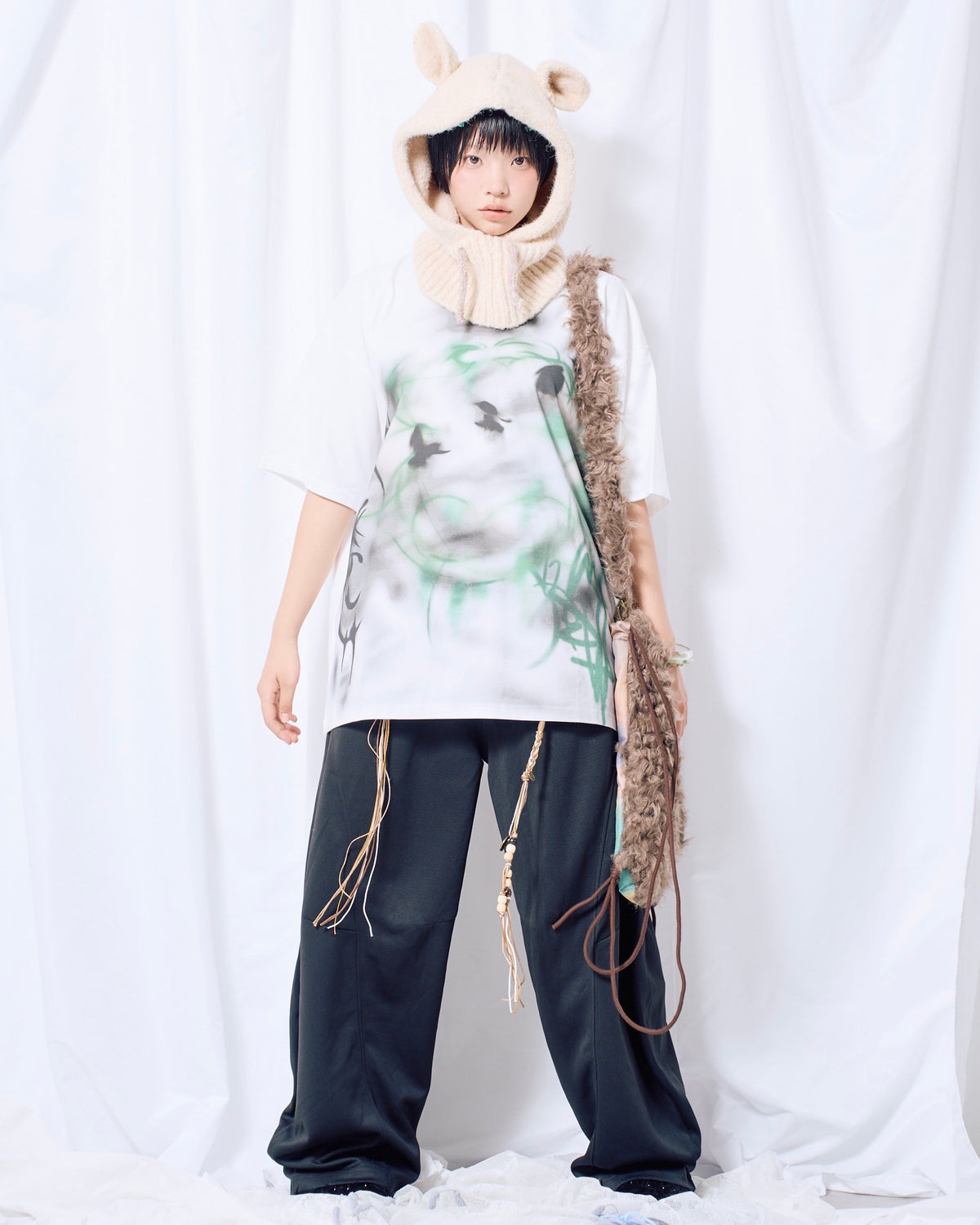 国際配送【Nerd out XU】haze drop graphic tee