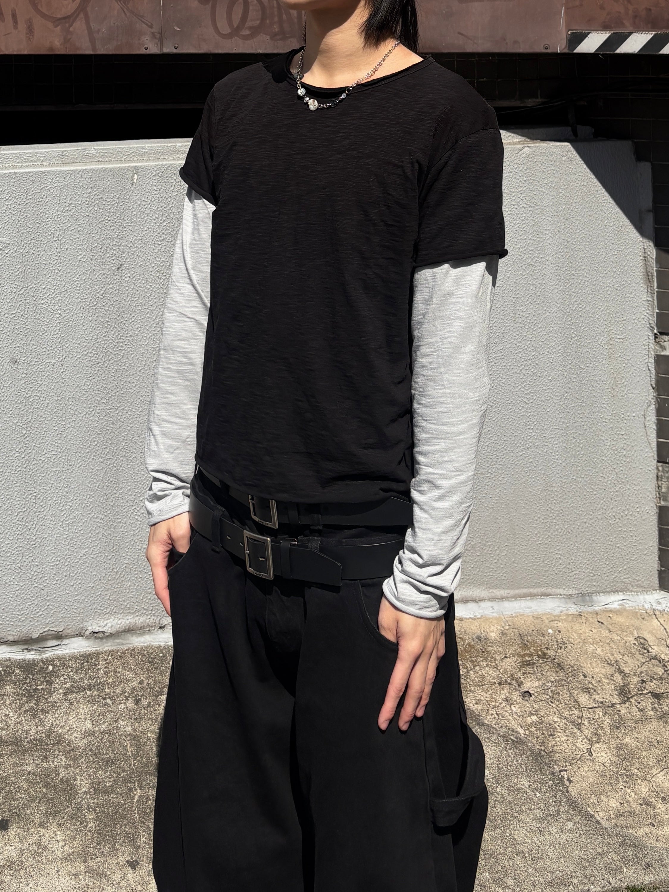 【youll】layered long sleeve tee (2color)