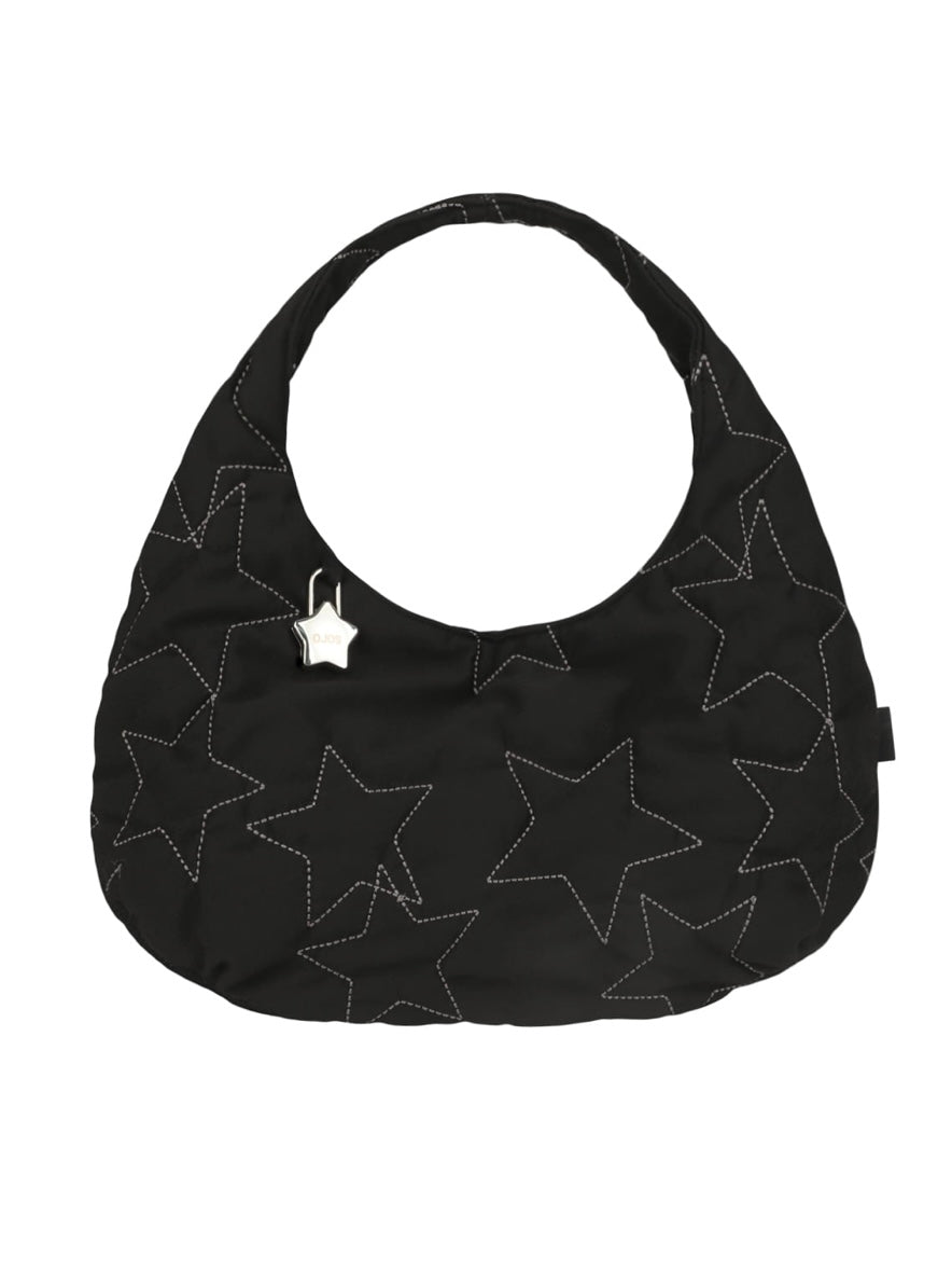 【OJOS】Starquilt padded Hobo Bag
