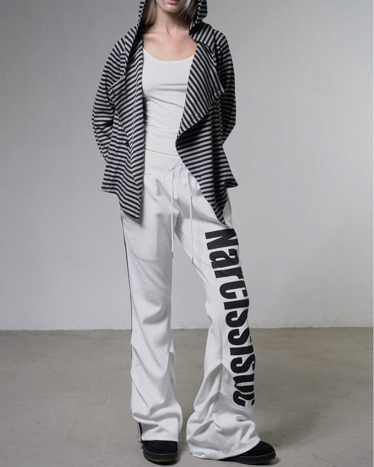 【FANCY CLUB】NARCISSISTIC PINTUCK SWEATPANTS