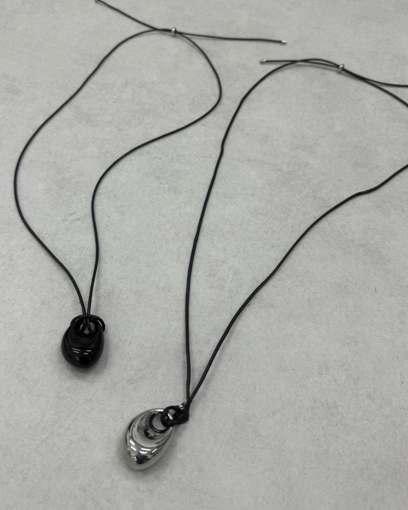 国際配送【Nerd out XU】stone pendant (2color)