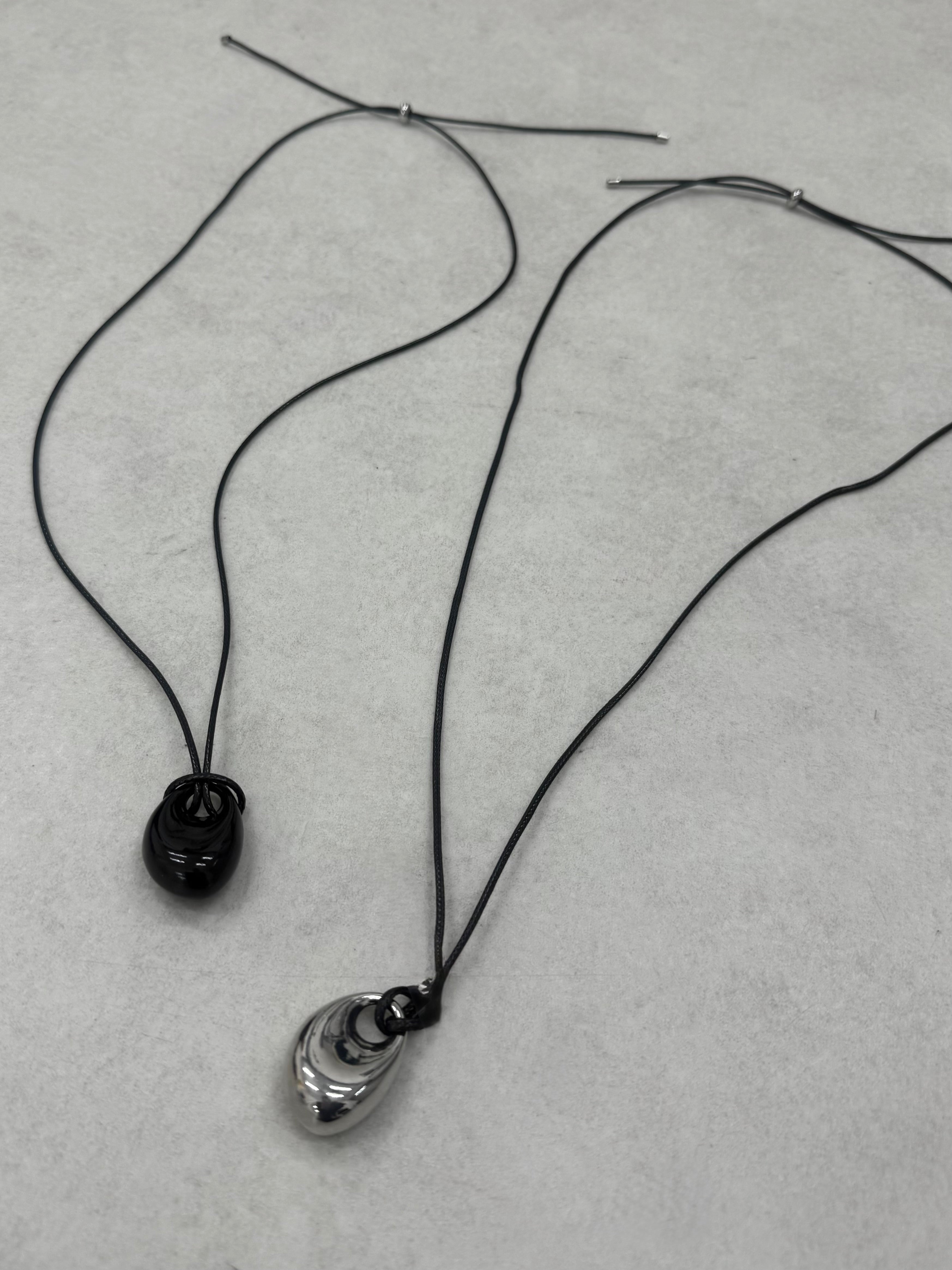 国際配送【Nerd out XU】stone pendant (2color) / 【ナードアウトエックスユー】ストーンペンダント