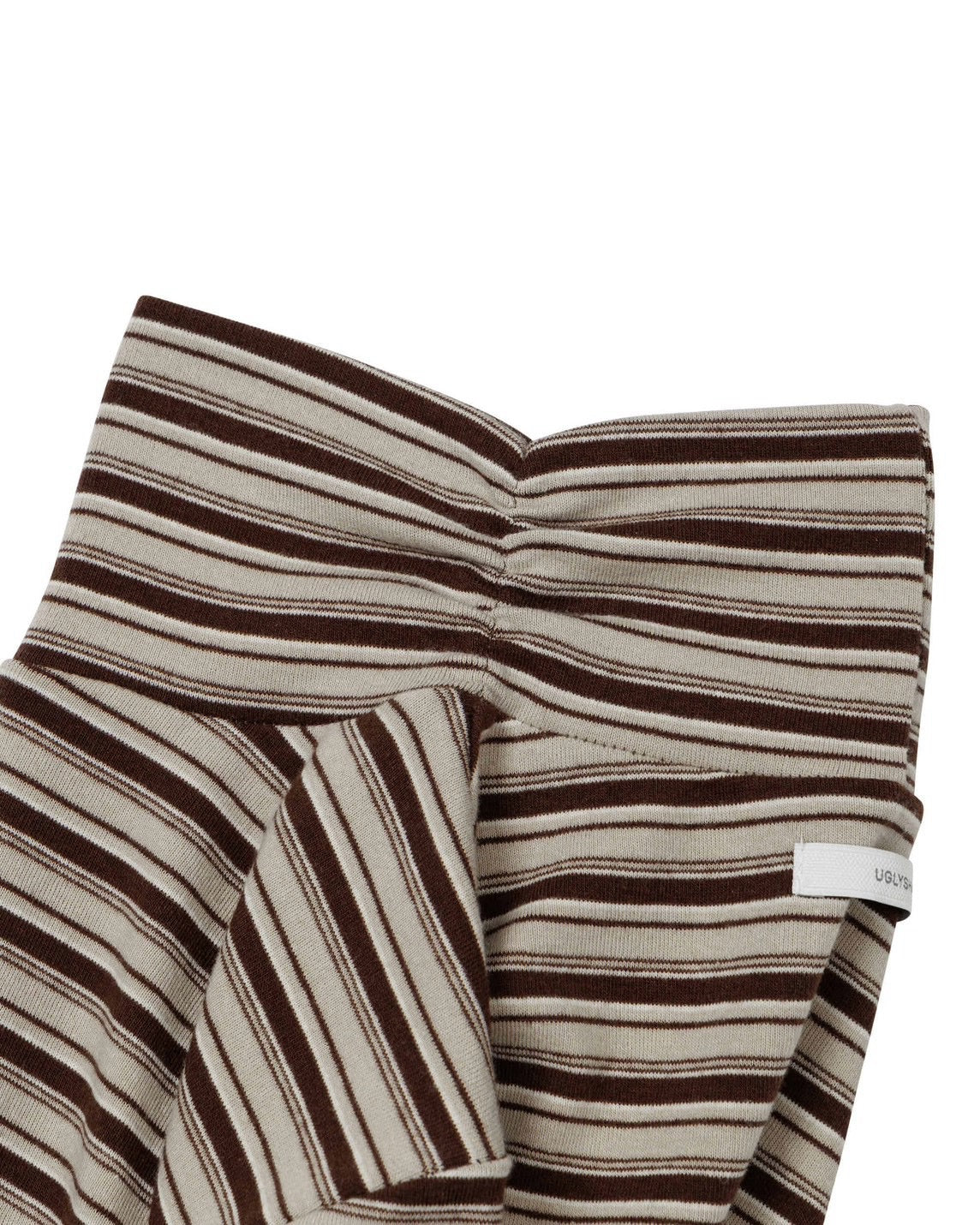 【Uglyshadow】STRIPE TURTLENECK TEE