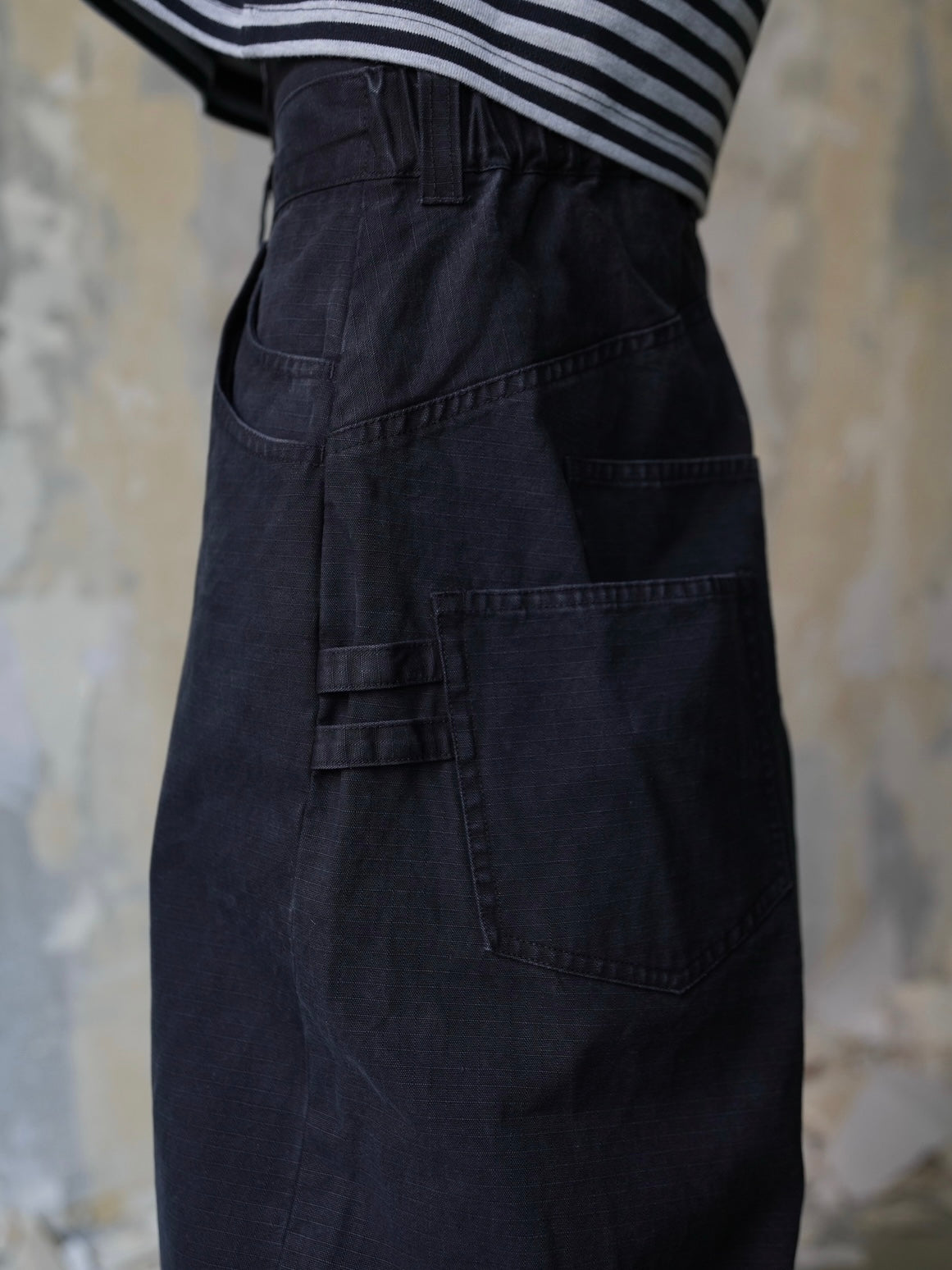 【Lee fi Ne】Ripstop Button Fly Trousers