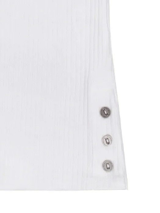 【ROCK CAKE】Side Button Sleeveless