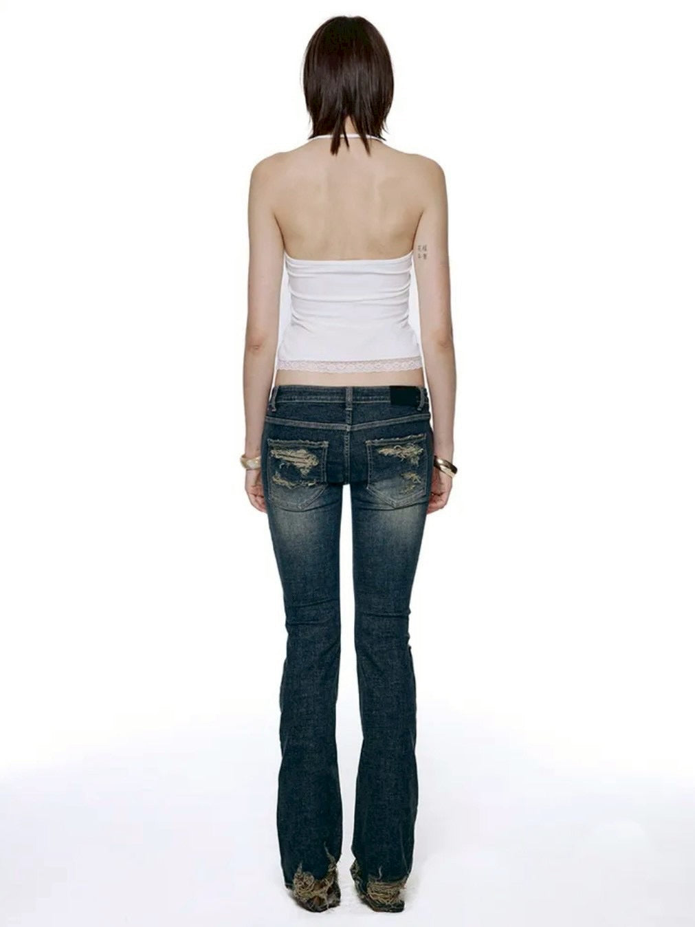 【ROCK CAKE】Layne Low Rise Bootcut Jeans