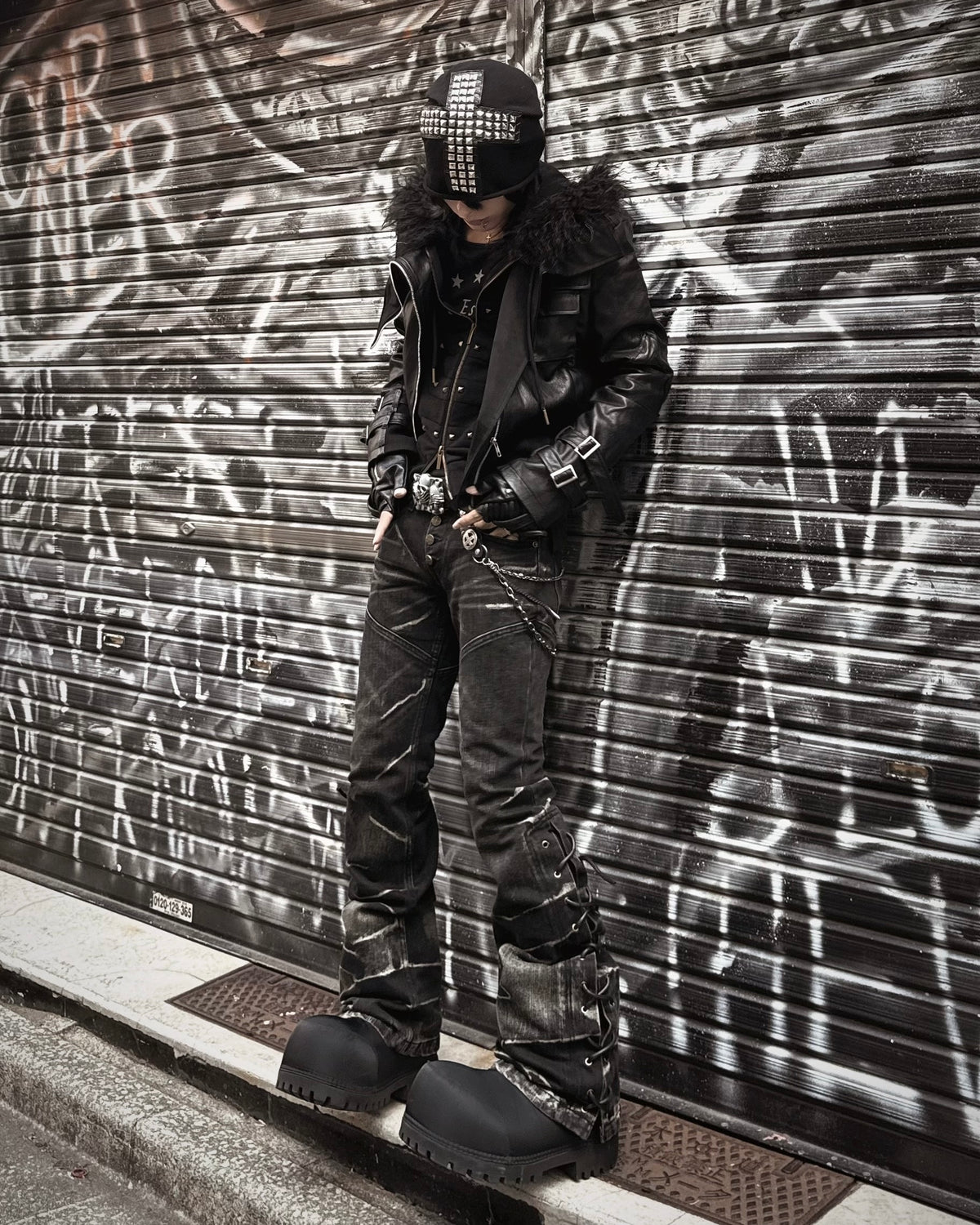 受注制【Never mind the XU】Utility Leather Rider Jacket – PRESSING WEB SHOP