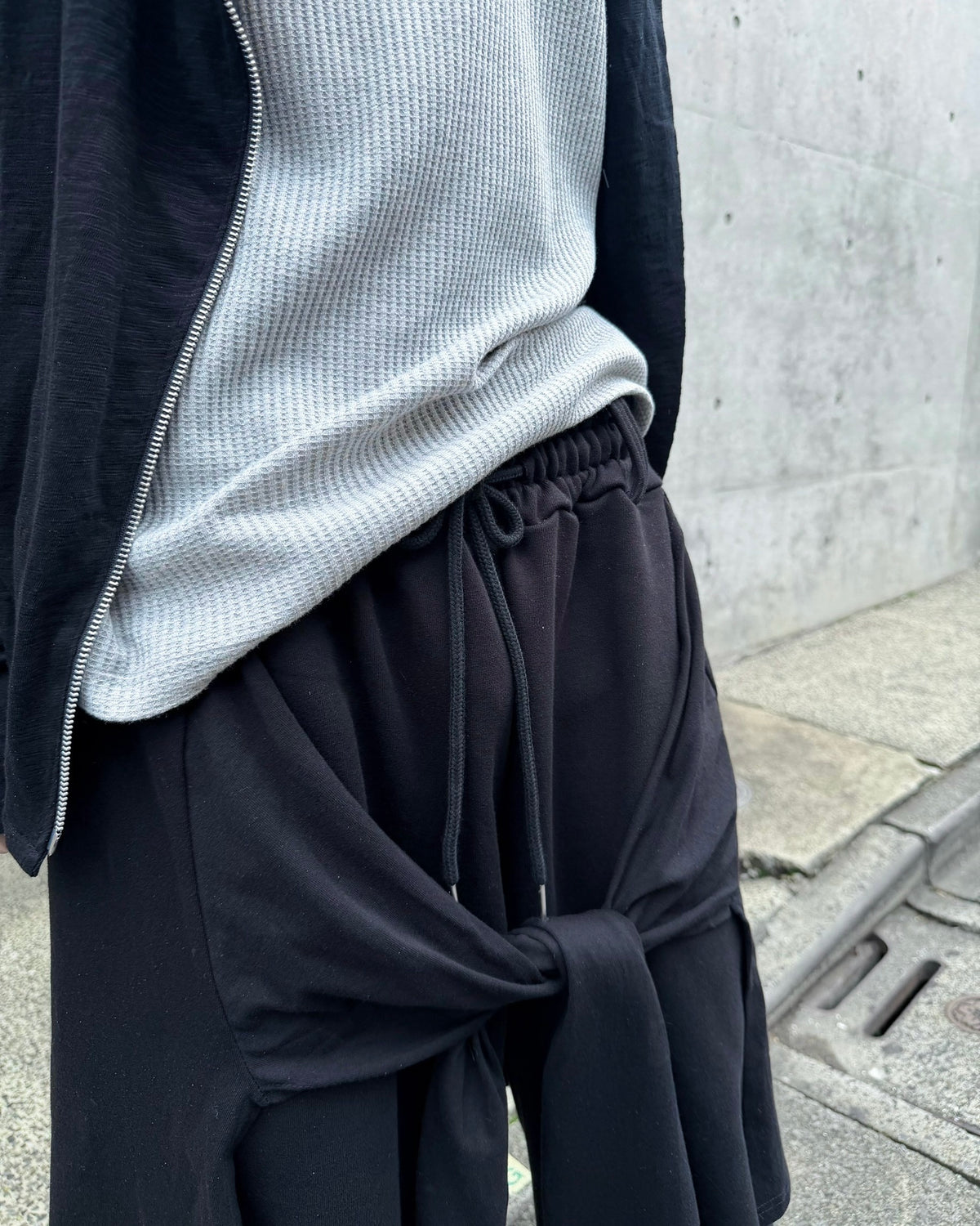 受注制【nmtc+】Drape Layer Pants (2color)