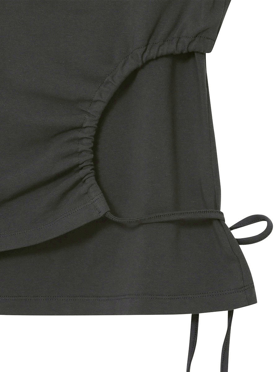 【Miseki seoul】String shirring short sleeve
