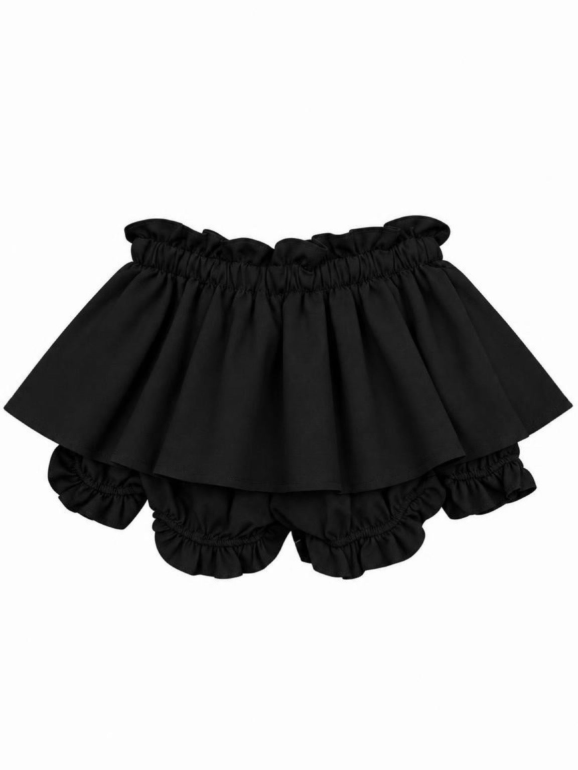 受注制【nmtc+】Frill balloon mini skirt (2color)