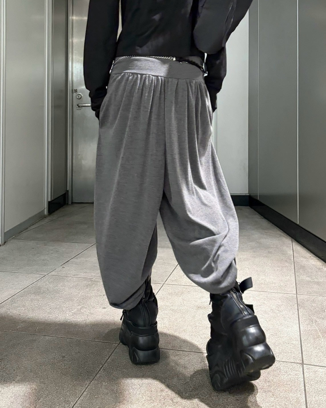 受注制【nmtc+】sweat sarouel pants (3color)