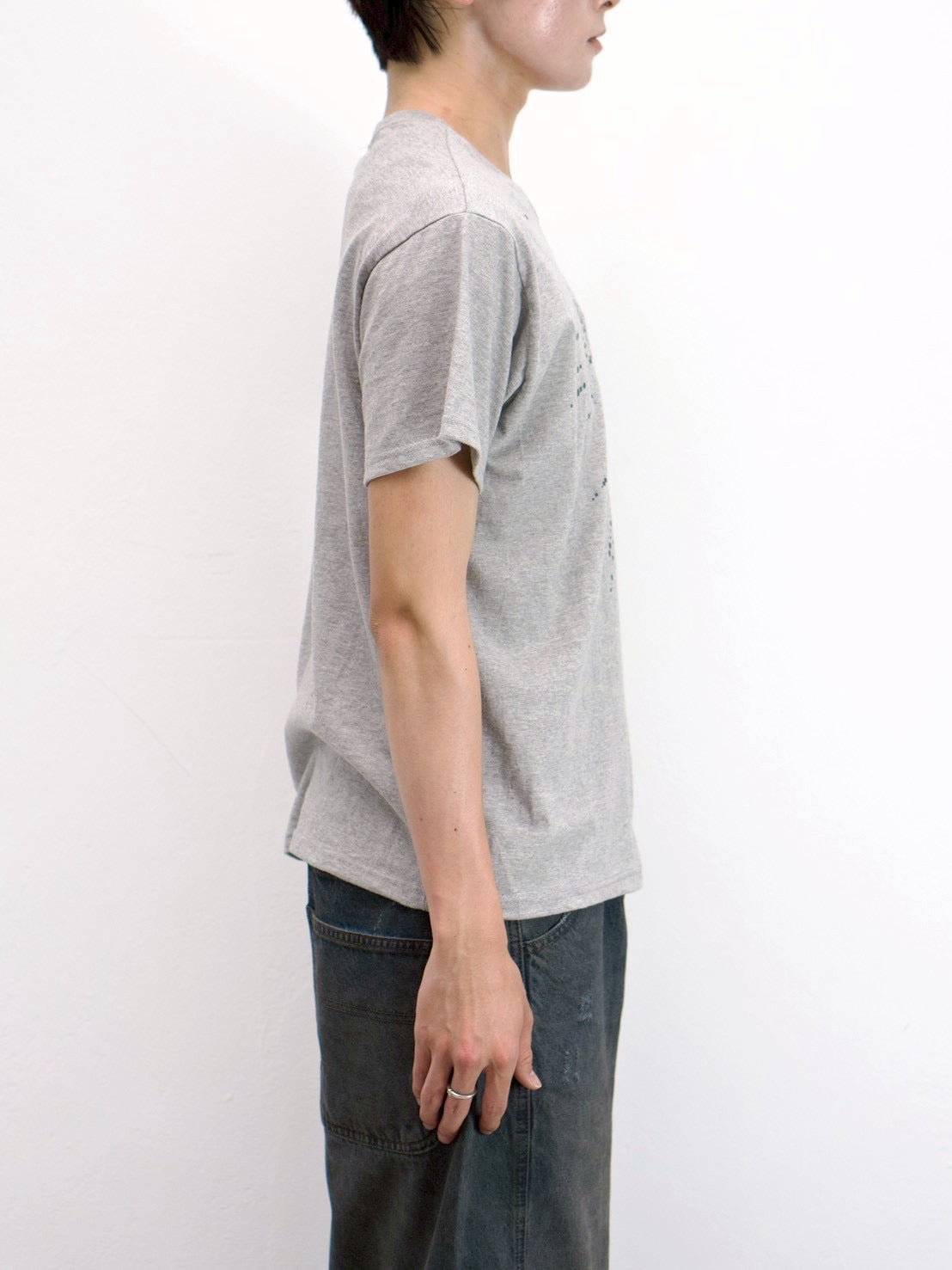 受注制【Chikashitsu +】sunshine printing crop tee (4color)
