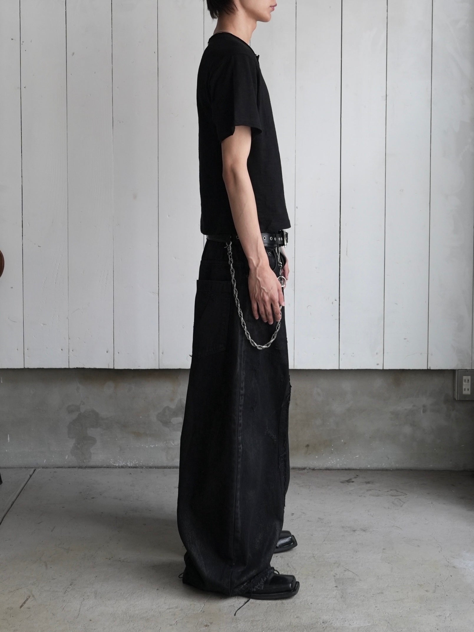 CHIKASHITSU PLUS HIGH】Washed coating denim pants – PRESSING WEB SHOP