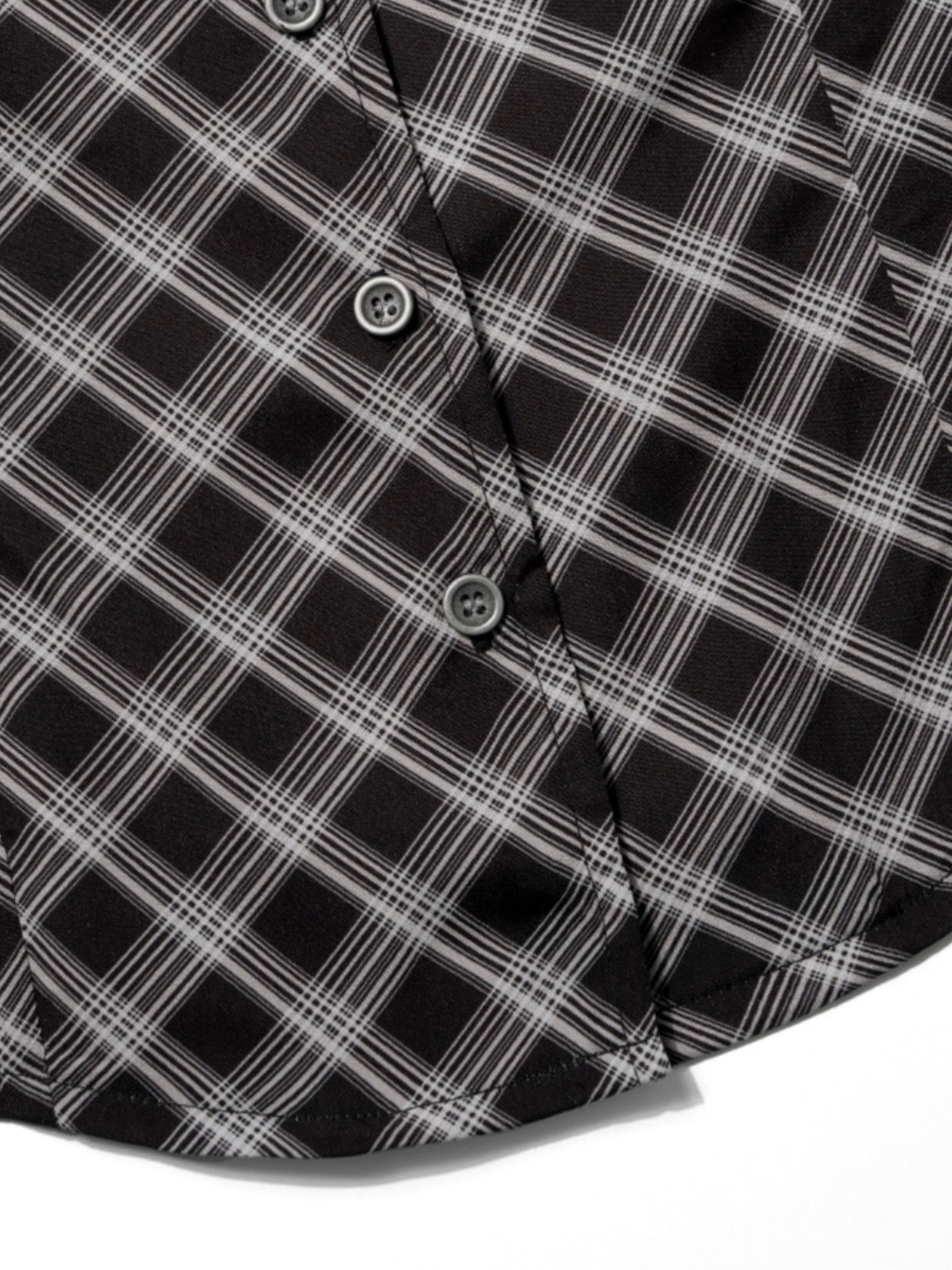 【FANCY CLUB】POCKET CHECK HALTERNECK TOP