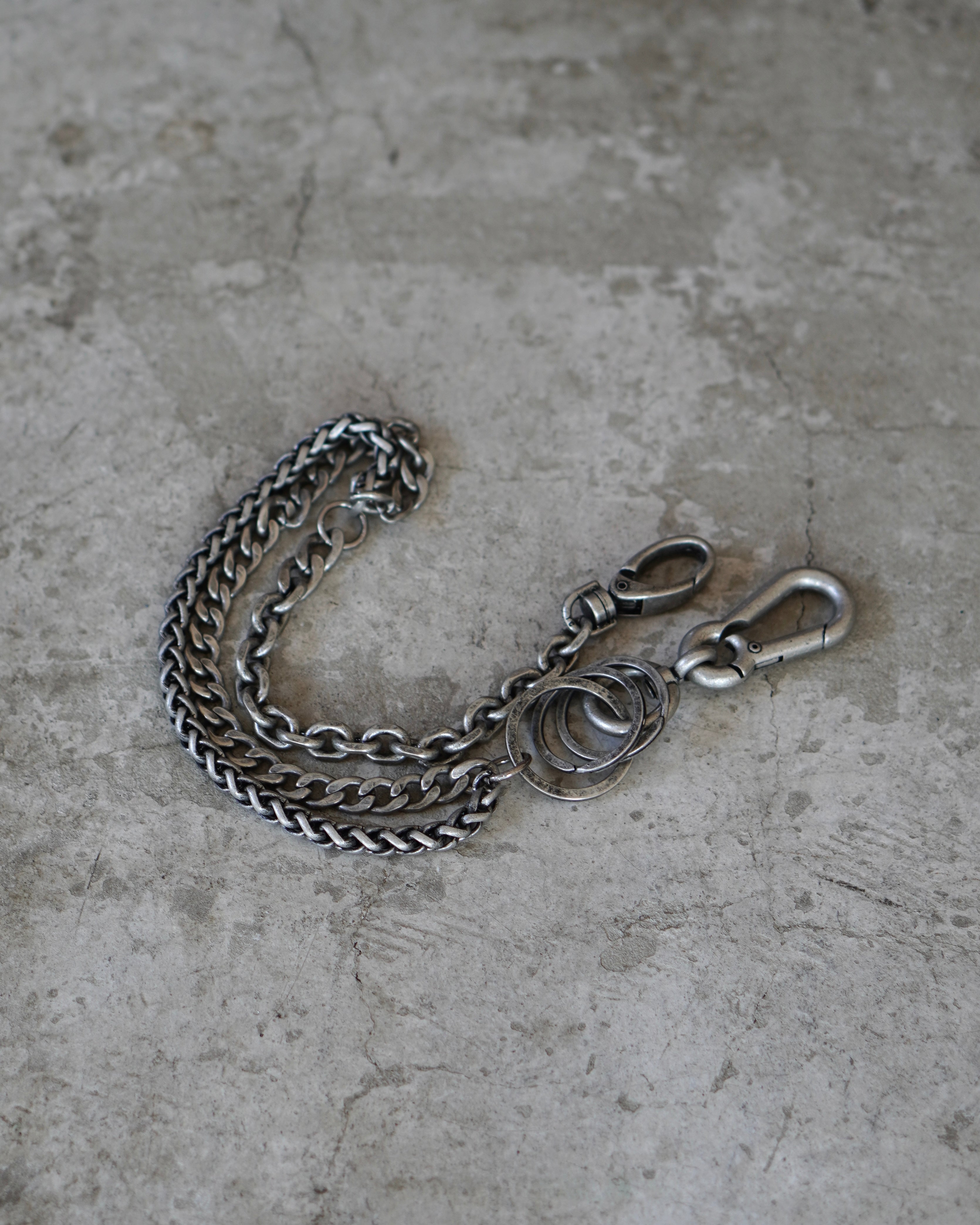 【CHIKASHITSU PLUS HIGH】Industrial link wallet chain