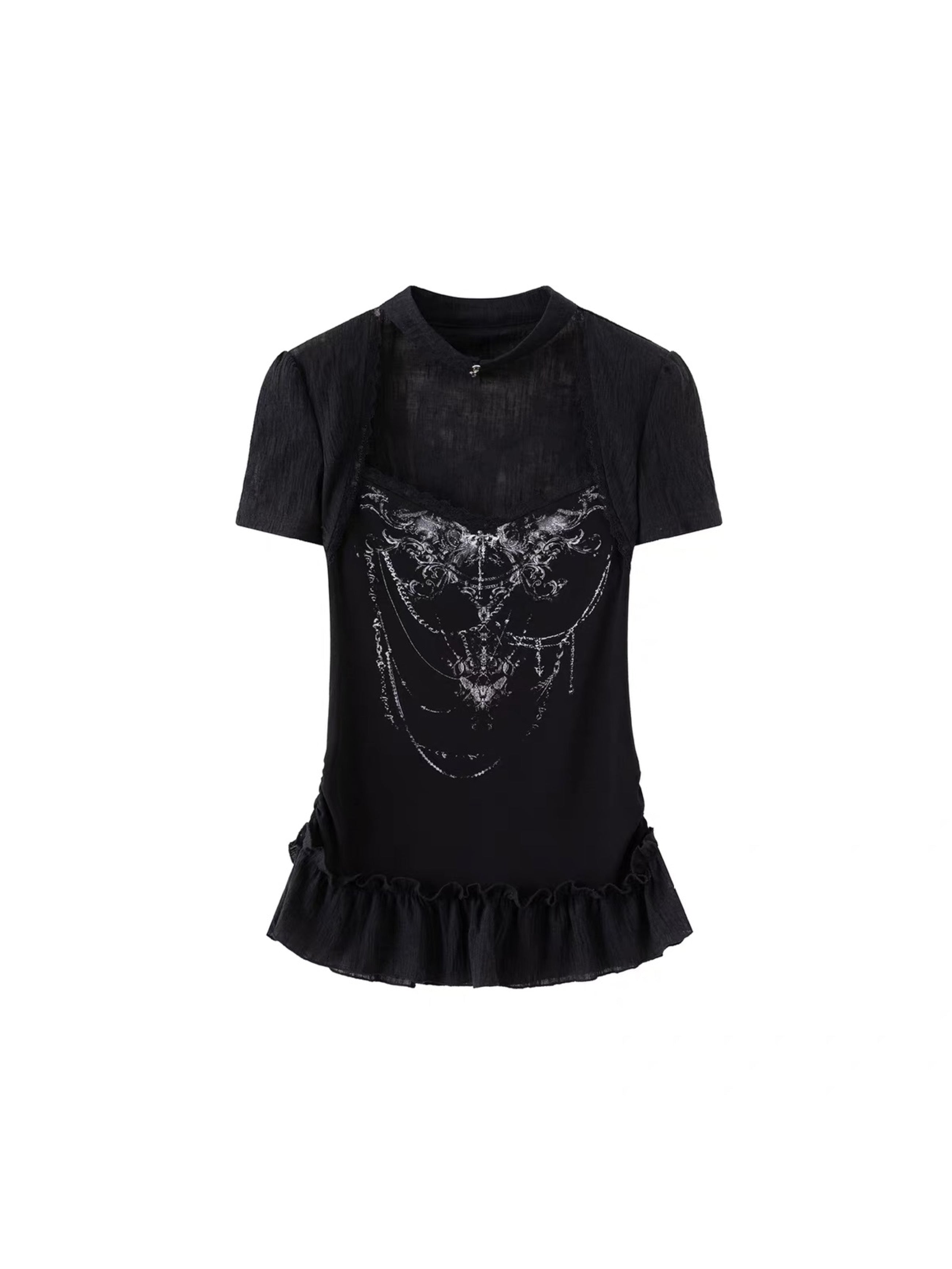 【Cest Nous】Butterfly bone top