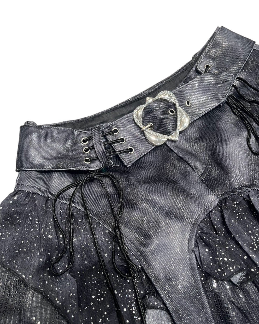 国際配送【BABY09】sequins garter belt skirt