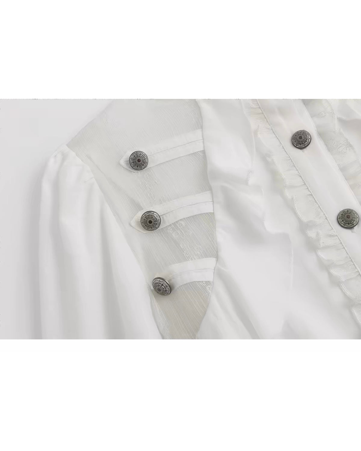 【Cest Nous】Napoleon Ruffled Blouse