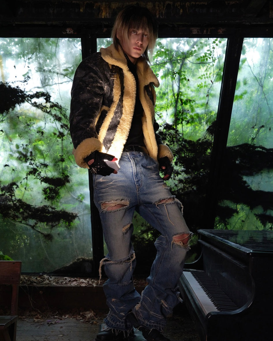 【LECYTO】Faded Outlaw Mustang Jacket