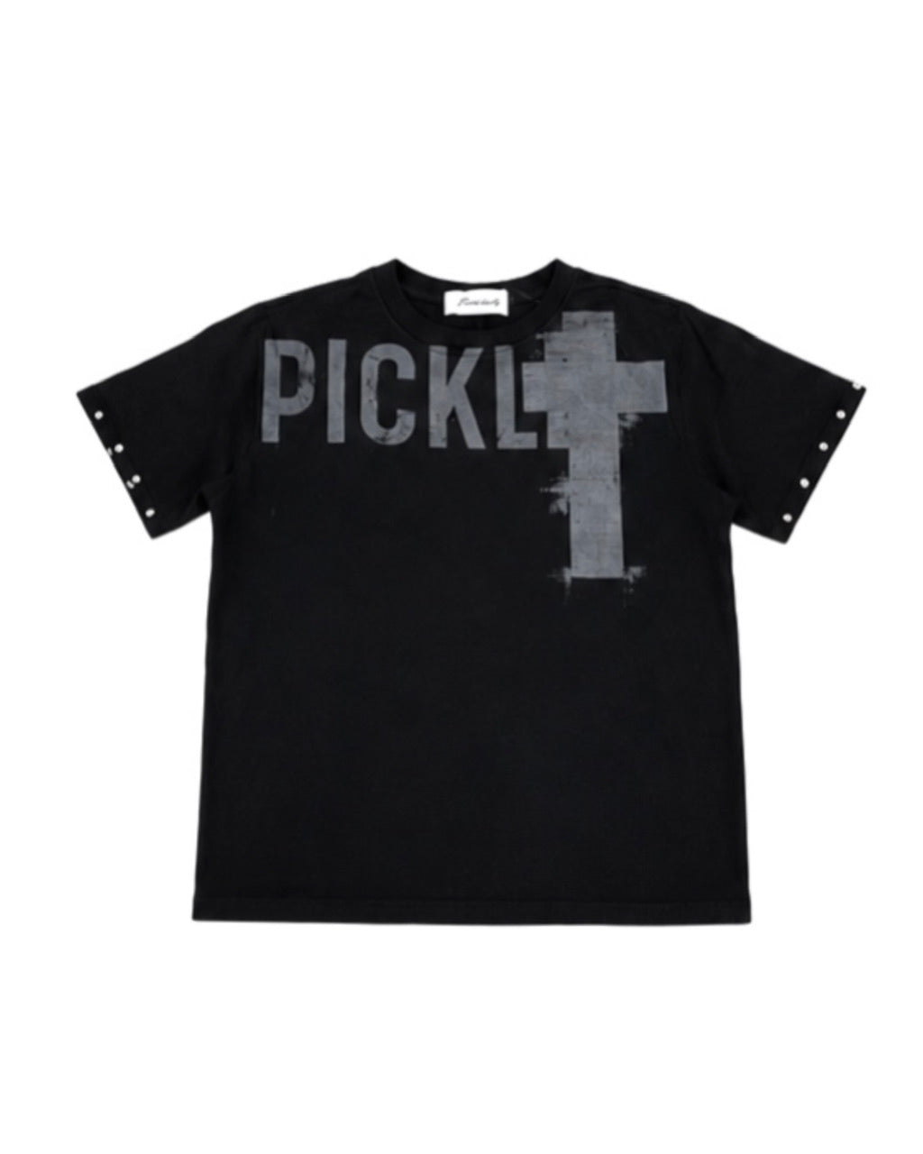 国際配送【Never mind the XU】dark angel wash tee (2color)