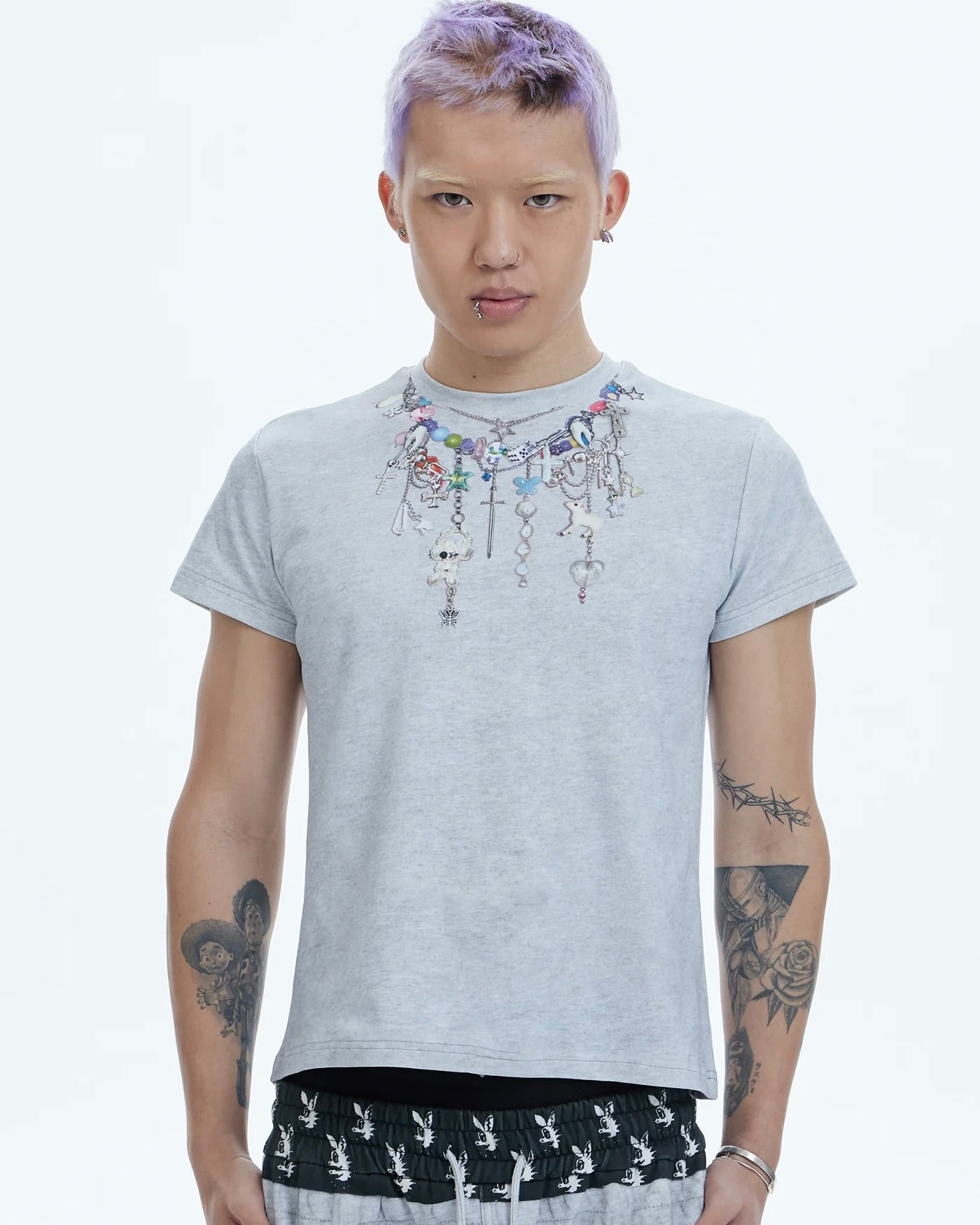 【DND4DES】CARTOON CHAIN T-SHIRT
