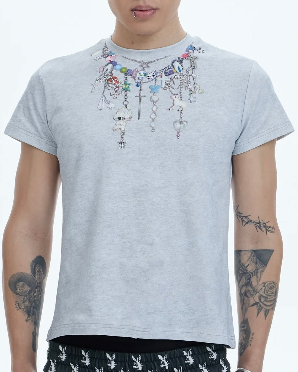 【DND4DES】CARTOON CHAIN T-SHIRT