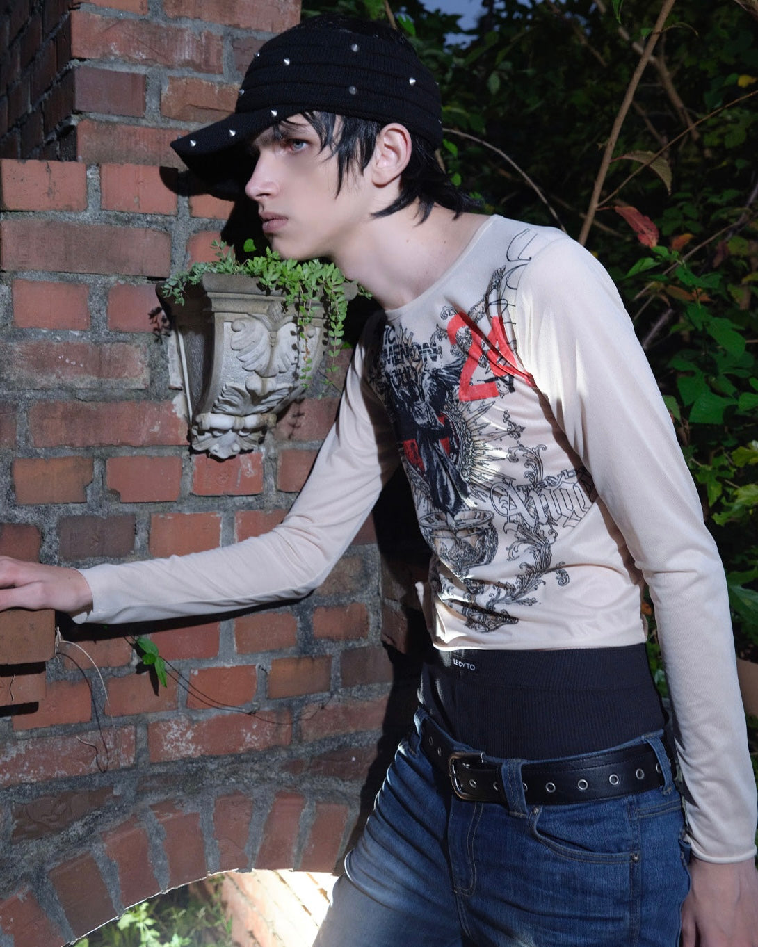 【LECYTO】24 See-Through Long Sleeve