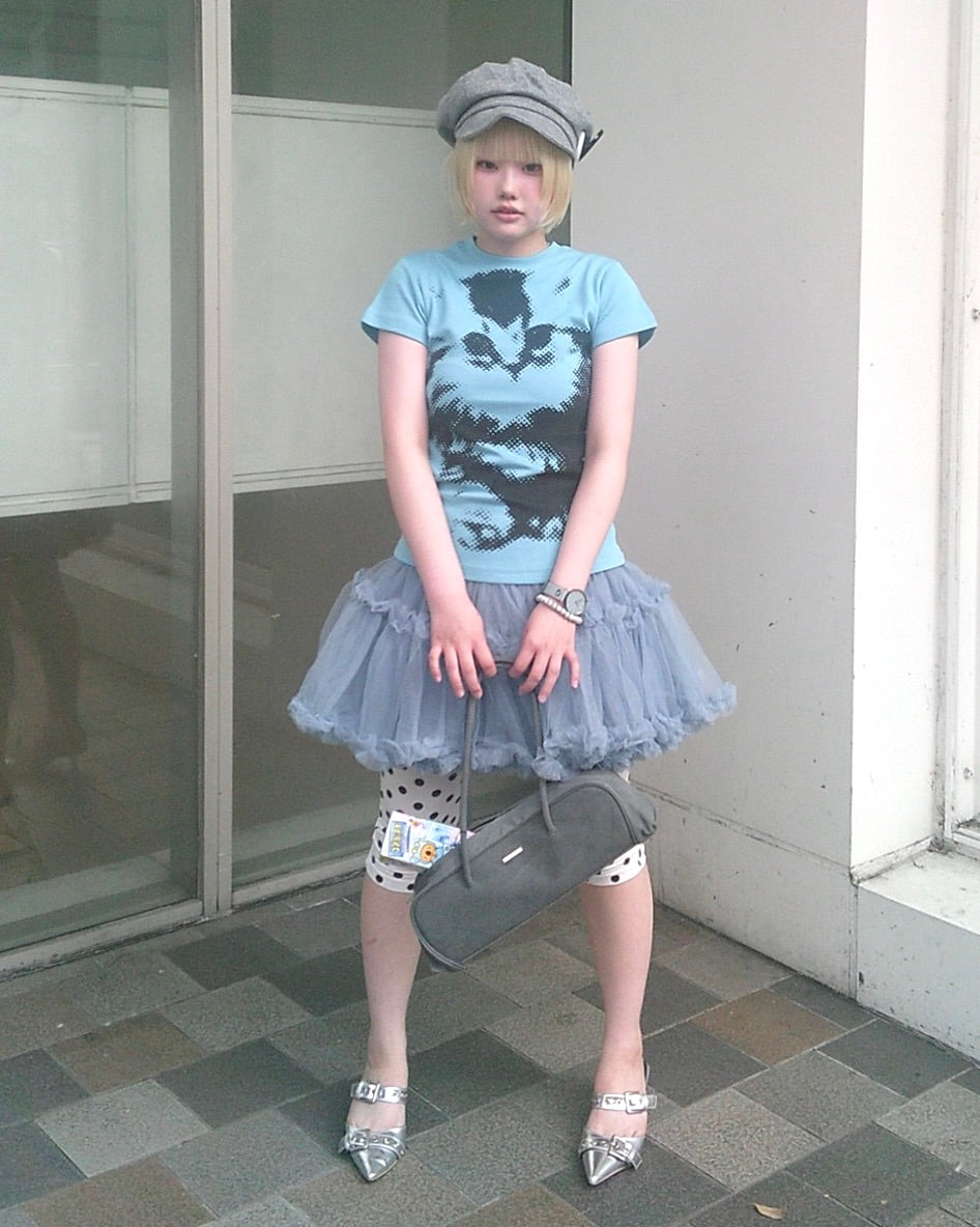 7/17 20:00 発売 国際配送【Nerd out XU】volume frill skirt (4color)